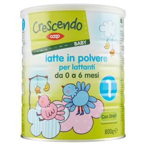 Baby 1 latte in polvere per lattanti da 0 a 6 mesi 800 g