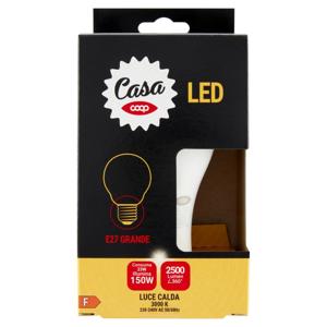 Led Goccia 150W E27 Grande 2500 Lm F Luce Calda 3000 K