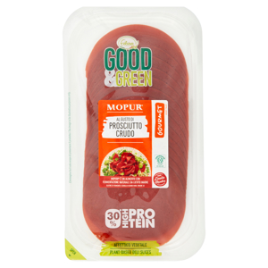 Good & Green Gourmet Mopur al Gusto di Prosciutto Crudo Affettato Vegetale 90 g