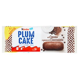 Kinder Plumcake al Cacao e gocce di Cioccolato 6 x 33 g