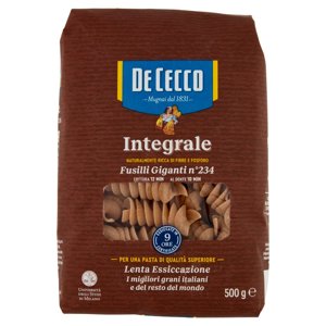 De Cecco Integrale Fusilli Giganti n° 234 500 g