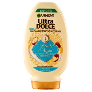 Garnier Ultra Dolce Balsamo capelli crema di Mandorla e Olio d'argan per capelli molto secchi, 200ml