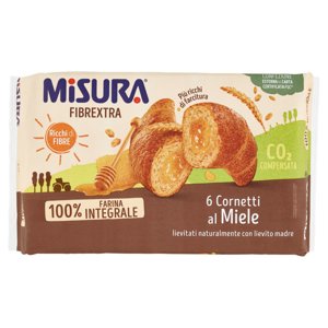 Misura Fibrextra 6 Cornetti al Miele 308 g