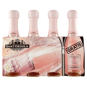 Casa Sant'Orsola Prosecco D.O.C. Rosé Millesimato 4 x 200 ML