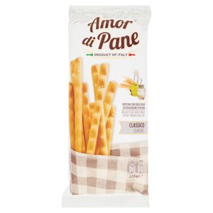 Amor di Pane Grissini con Solo Olio Extravergine d'Oliva Classico 125 g