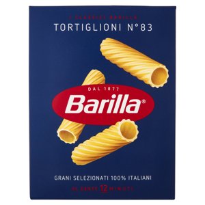 Barilla Pasta Tortiglioni n.83 100% Grano Italiano 500g