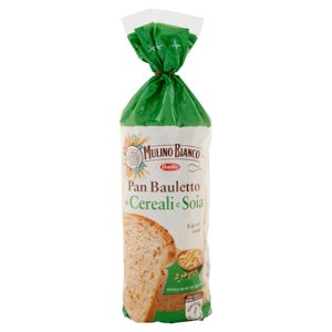 Mulino Bianco Pan Bauletto Cereali e Soia Pane Ideale per Panini 400g