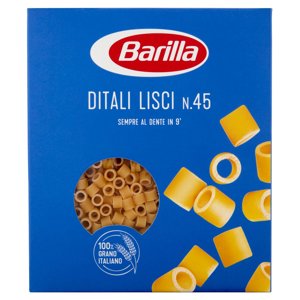 Barilla Pasta Ditali Lisci n.45 100% Grano Italiano 500g