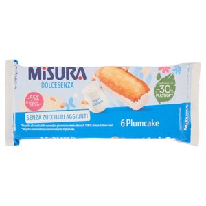 Misura Dolcesenza 6 Plumcake 190 g