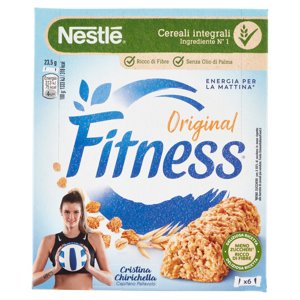 FITNESS ORIGINAL Barrette di cereali con frumento integrale, vitamine, calcio e ferro 6 pezzi