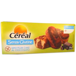 Céréal Senza Glutine Mini Plum Cake al Cioccolato 6 merendine 200 g