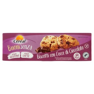 Céréal BuoniSenza Biscotti con Gocce di Cioccolato 3 x 50 g