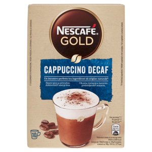 NESCAFÉ Gold Cappuccino Preparato solubile per cappuccino decaf astuccio 10 bustine 125g