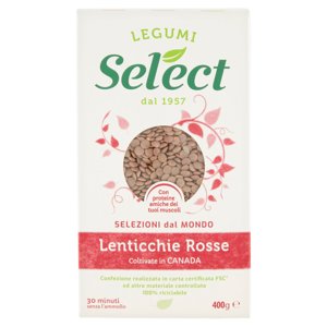 select i Legumi Lenticchie Rosse 400 g