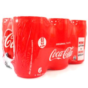 COCA-COLA Original Taste Lattina 6 x 150 ml