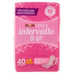 Lines intervallo & go Regular 40+4 pz