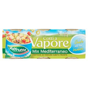 Valfrutta Cotti a Vapore Mix Mediterraneo 3 x 140 g