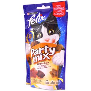 Purina Felix Party Mix Original Snack Gatto con Pollo, Fegato e Tacchino 60 g