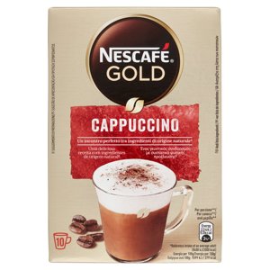 NESCAFÉ Gold Cappuccino Preparato solubile per cappuccino astuccio 10 bustine 140g