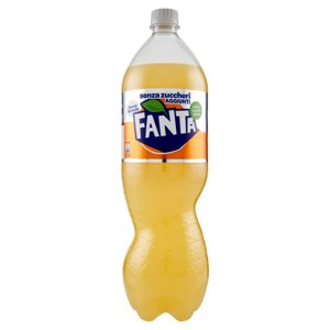 FANTA Senza Zuccheri Aggiunti, Bibita Gassata PET 1,5 L 