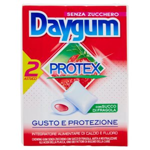 Daygum Protex con Succo di Fragola 2 x 30 g