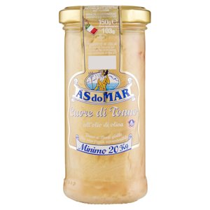 Asdomar Cuore di Tonno all'olio di oliva Minimo 20 Kg 150 g