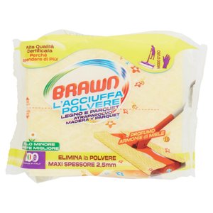 Brawn l'Acciuffa Polvere Legno e Parquet Panni 12 pz