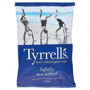 Tyrrells lightly sea salted 150 g