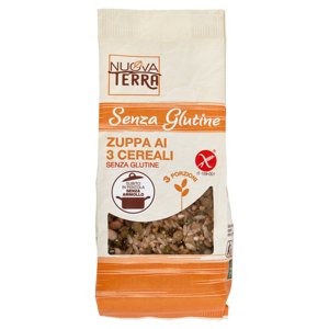 Nuova Terra Senza Glutine Zuppa ai 3 Cereali Senza Glutine 200 g