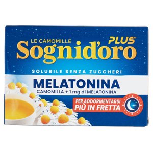 Sogni d'oro la Camomilla Solubile con Melatonina 16x4 g