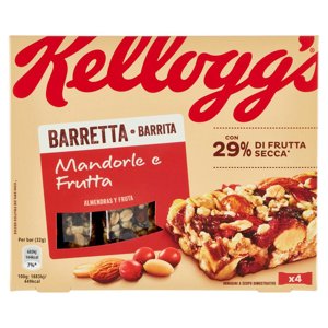 Kellogg's Barretta Mandorle e Frutta 4 x 32 g