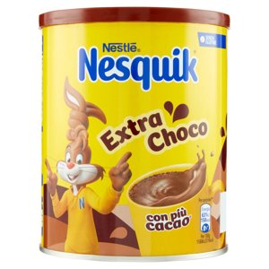 NESQUIK Extra Choco Preparato Solubile per Bevanda con Cacao Magro barattolo 390 g