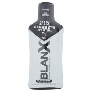 Blanx Black ai Carboni Attivi 100% Naturali Collutorio Sbiancante 500 ml