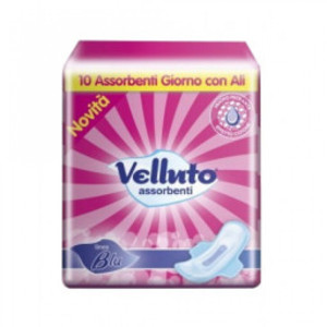 VELLUTO ASSORB.BLU ALI GIO.X10