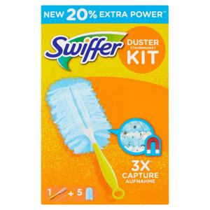 SWIFFER DUSTER KIT + 5 PIUMINI