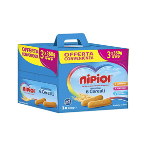 NIPIOL BISCOTTI 6 CER.GR.360X3