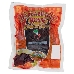 BARBABIETOLE ROSSE COTTE A VAPORE GR.400