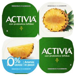 ACTIVIA 0% ANANAS GR.125X4