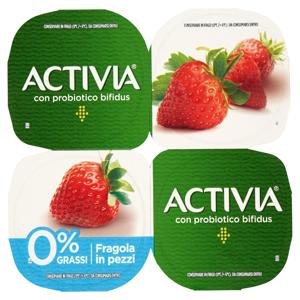 ACTIVIA 0% FRAGOLA GR.125X4