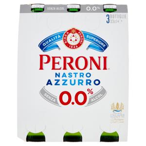 NASTRO AZZURRO ZERO ANALCOL.CL.33X3