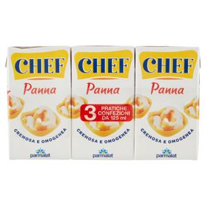 CHEF PANNA UHT CUCINA ML.125X3