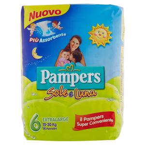 PAMPERS SOLE&LUNA X/L X 13