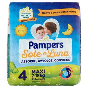 PAMPERS SOLE&LUNA MAXI X 18