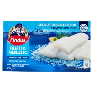 FINDUS FILETTI MERLUZZO GR.360