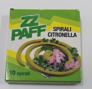 ZZ PAFF SPIRALI CITRONELLA PZ.10