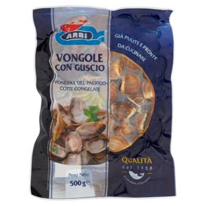 ARBI VONGOLE CON GUSCIO GR.500