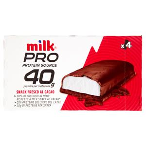 MILK PRO SNACK FRESCO CACAO GR40X4