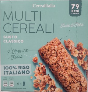 CEREALITALIA BARRETTE MULTICEREALI GR126