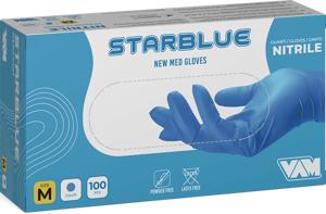 STARBLUE GUANTI NITRILE M X100