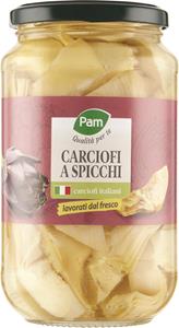 CARCIOFI TAGLIATI A SPICCHI OLIO SEMI DI GIRASOLE ML 580